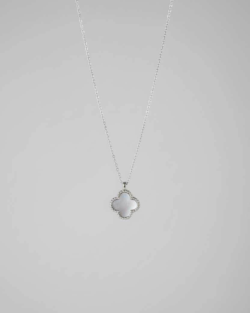 Nye Mother of Pearl Clover Necklace - Wooten's