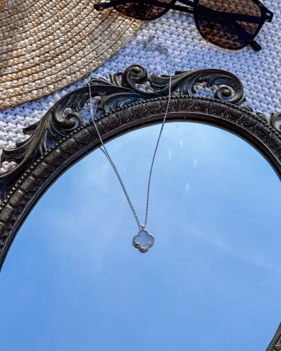 Nye Mother of Pearl Clover Necklace - Wooten's