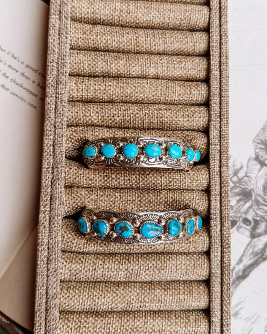 Opheim Turquoise Cuff Bracelet - Horseshoe J & Co.