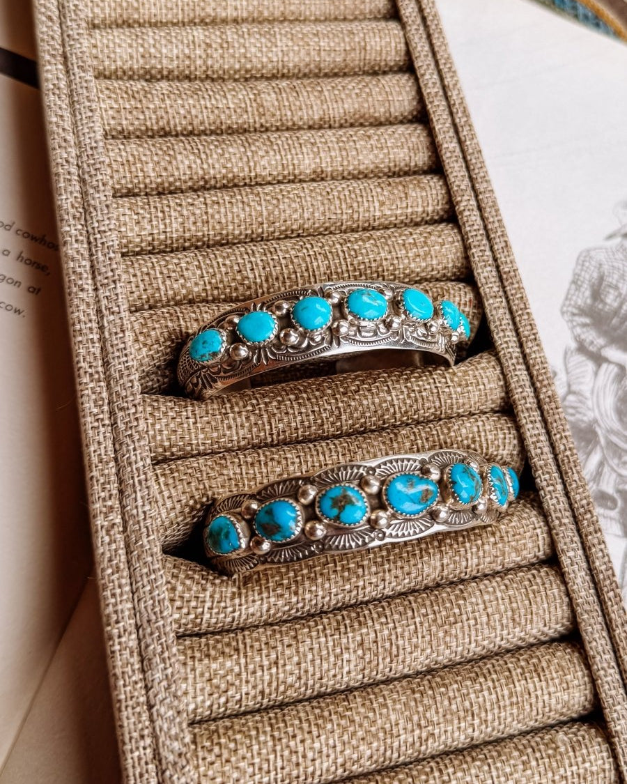 Opheim Turquoise Cuff Bracelet - Horseshoe J & Co.