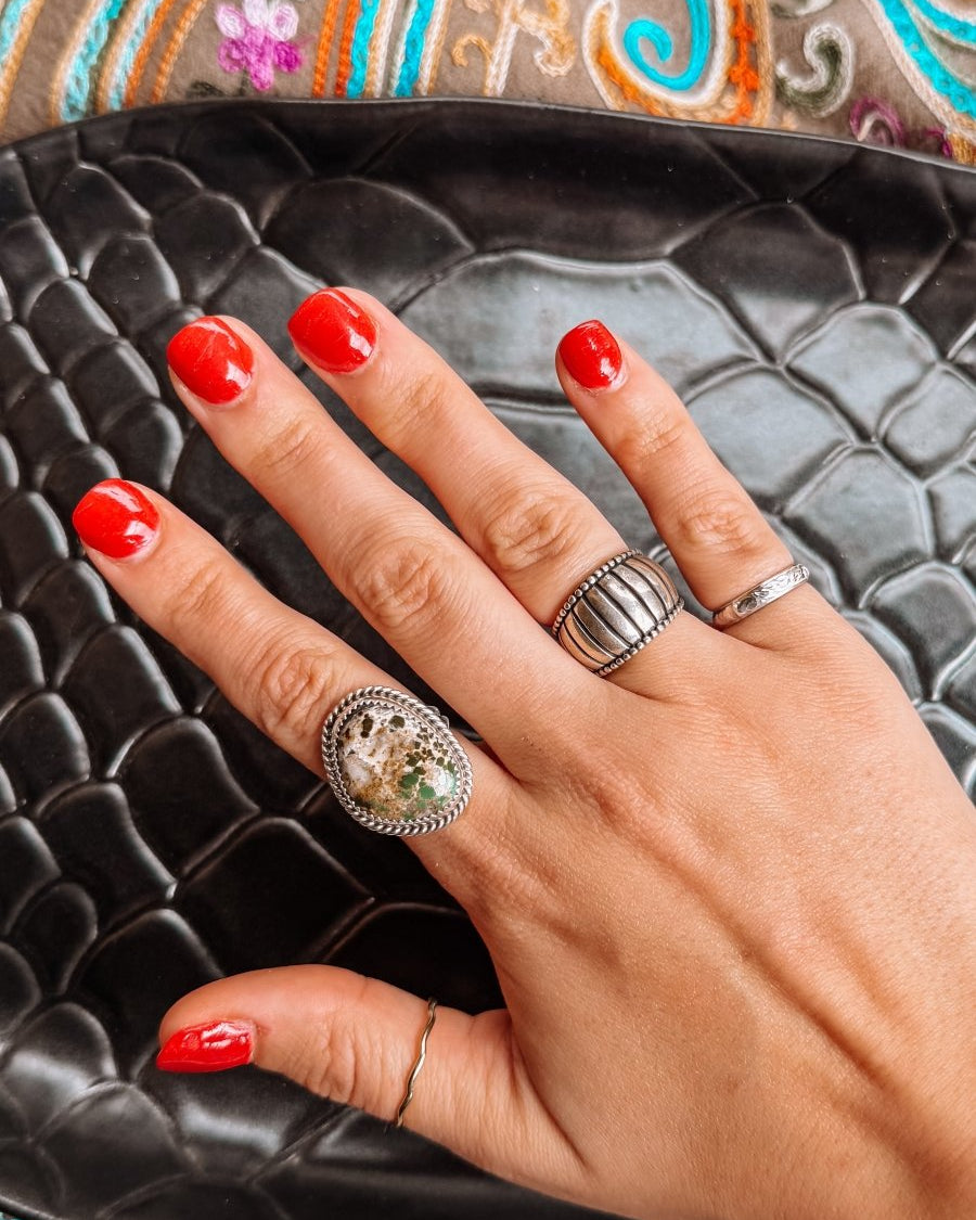 Oracle Silver Ring (Ring Finger) - Horseshoe J & Co.