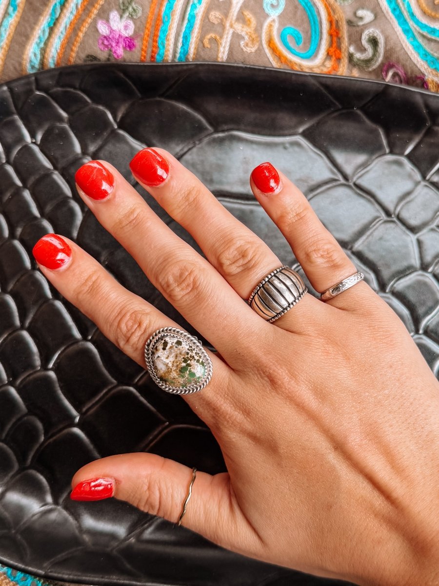 Oracle Silver Ring (Ring Finger) - Horseshoe J & Co.