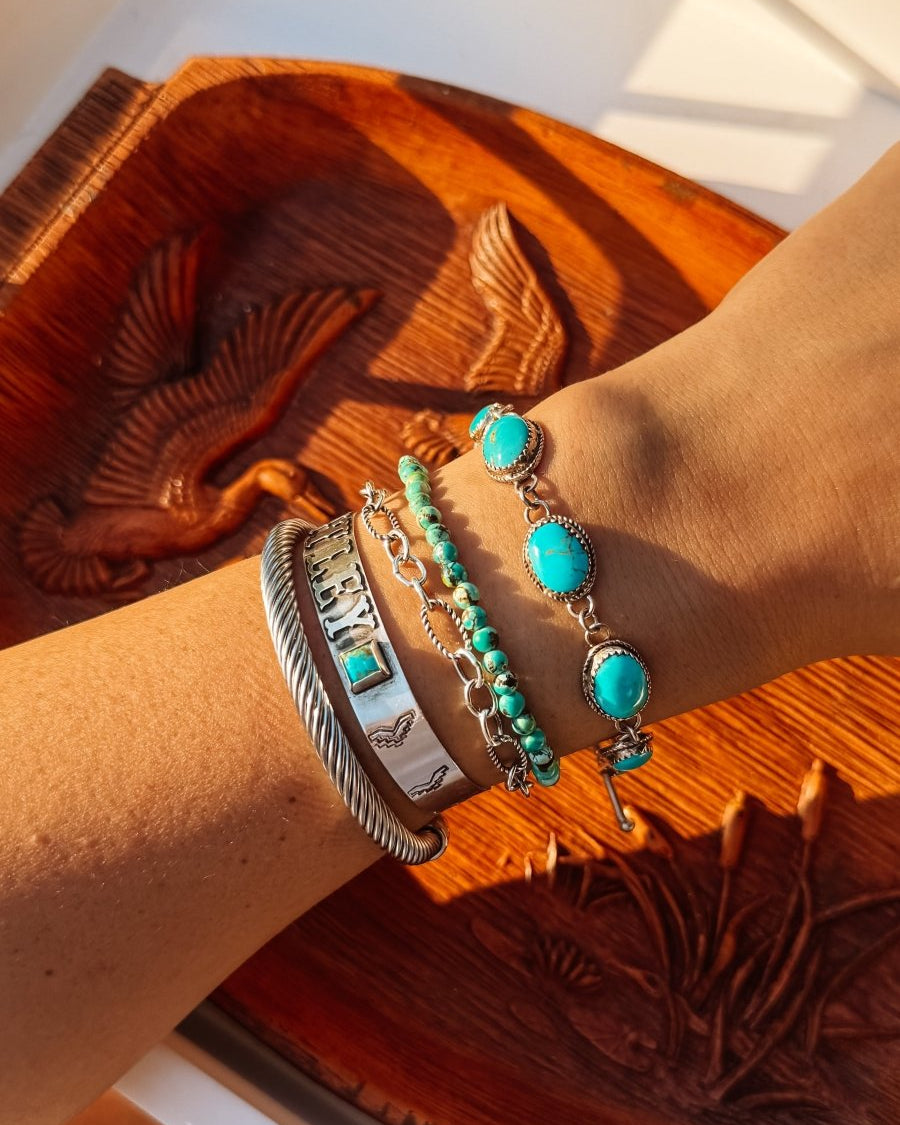 Ozona Turquoise Bracelet - Horseshoe J & Co.