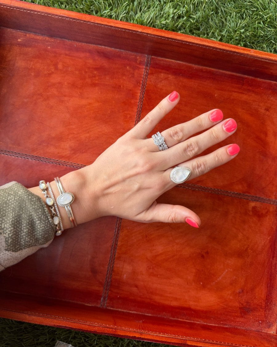 Parshall Moonstone Ring - Horseshoe J & Co.