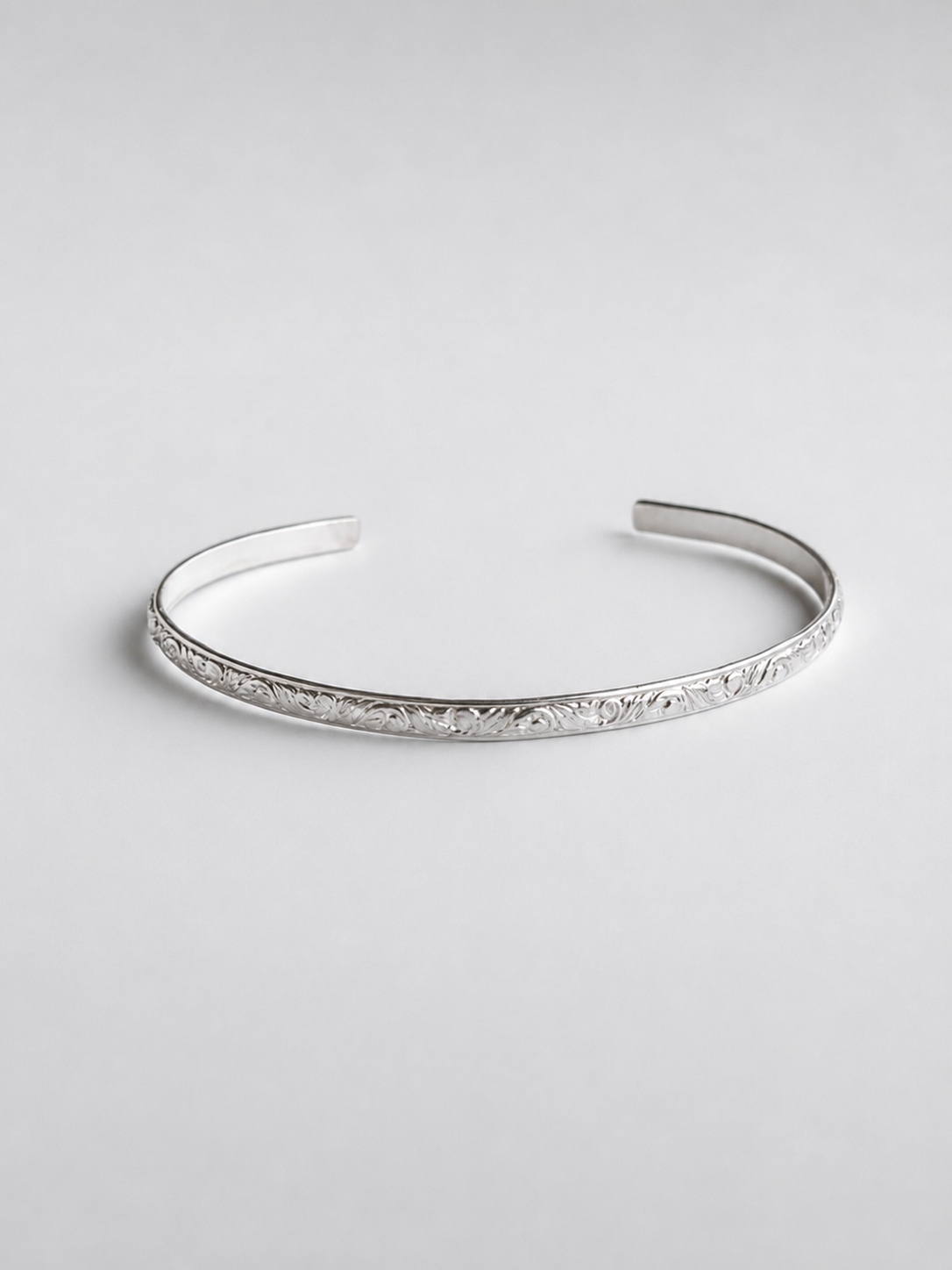 Pecos Silver Patterned Cuff - Wooten's