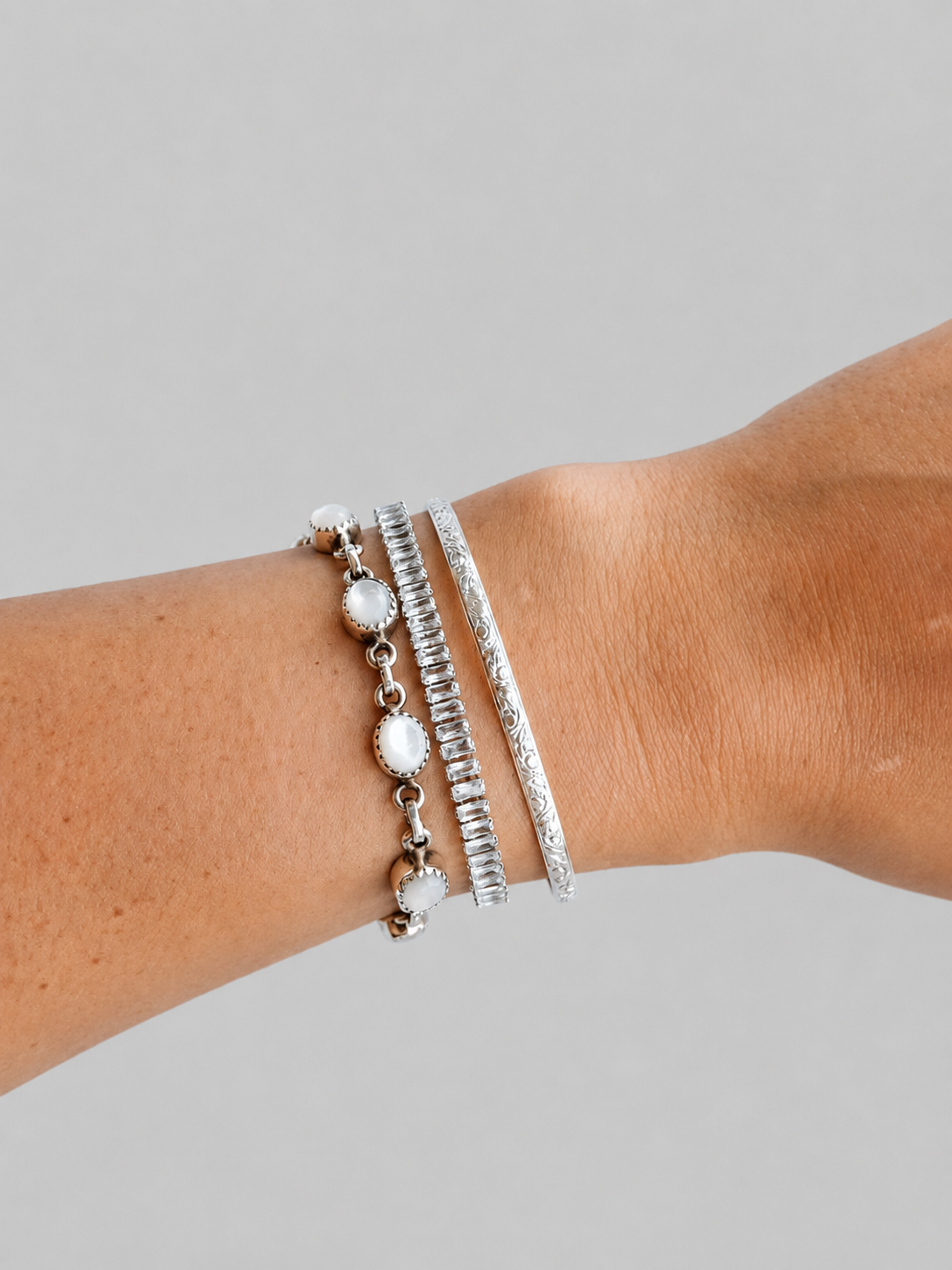 Pecos Silver Patterned Cuff - Wooten's