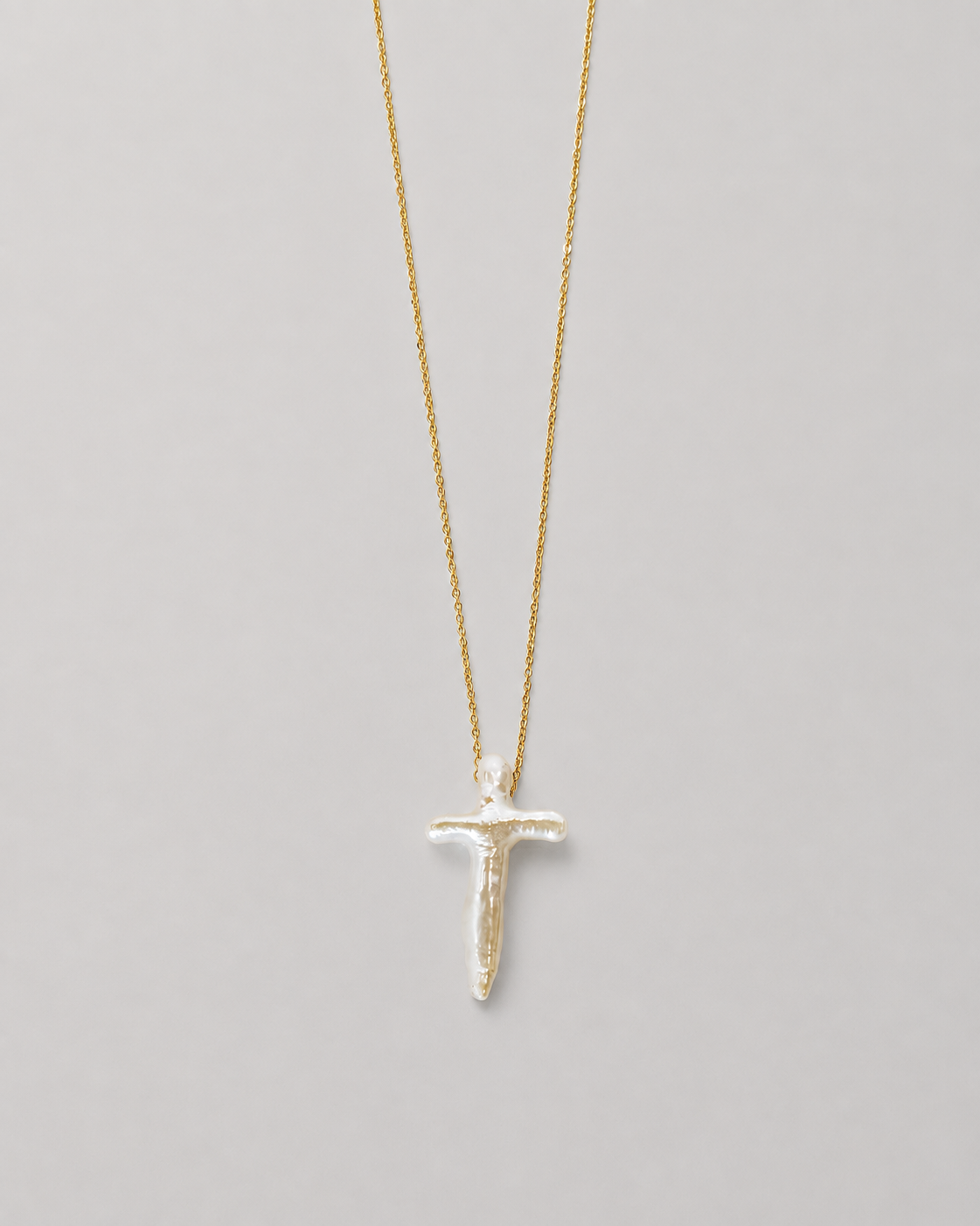 Perrin Freshwater Pearl Cross Necklace - Wooten's