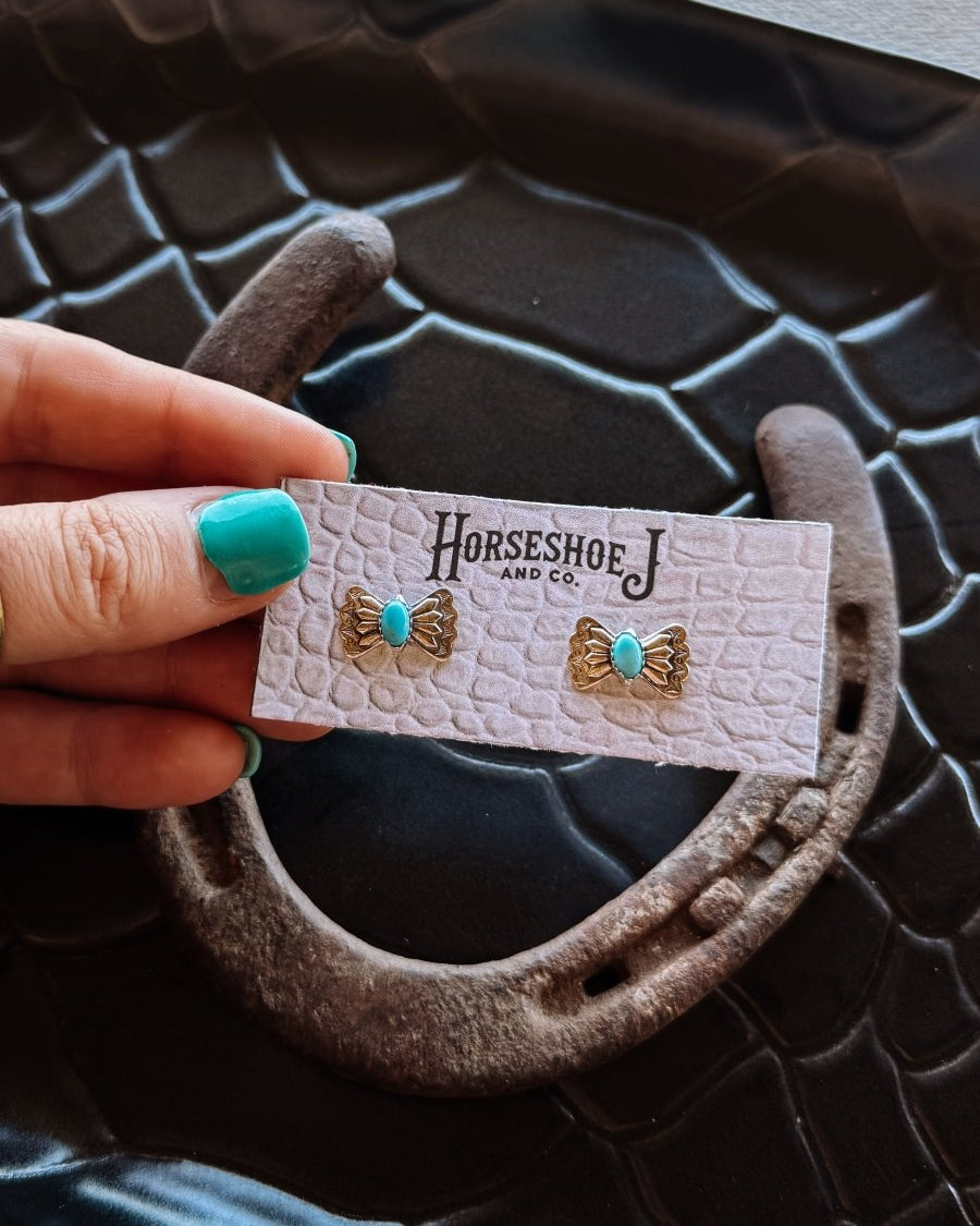 Pleasant Butterfly Concho Earrings - Horseshoe J & Co.