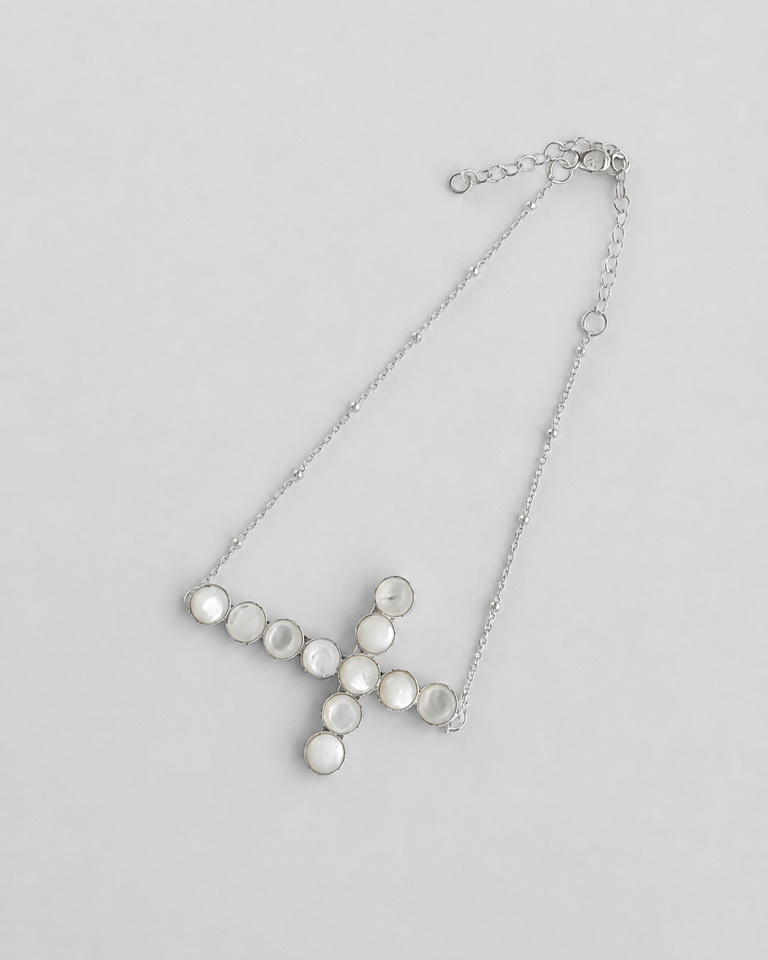 Proctor Mother of Pearl Cross Bracelet - Wooten's