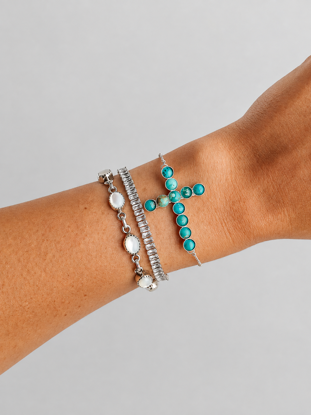 Proctor Turquoise Cross Bracelet - Wooten's