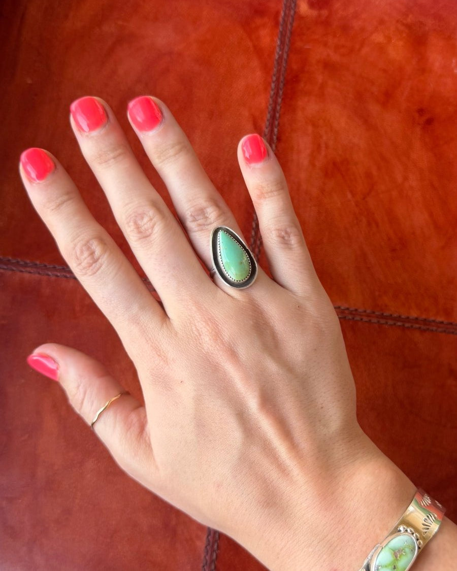 Quealy Turquoise Ring - Horseshoe J & Co.