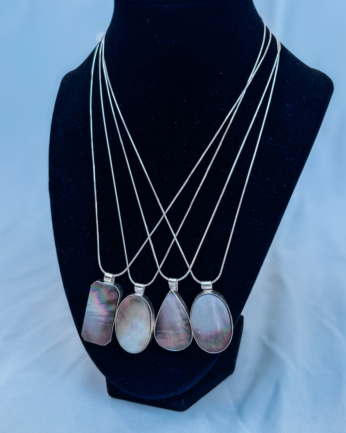 Raiford Black Mother of Pearl Necklace - Wooten's