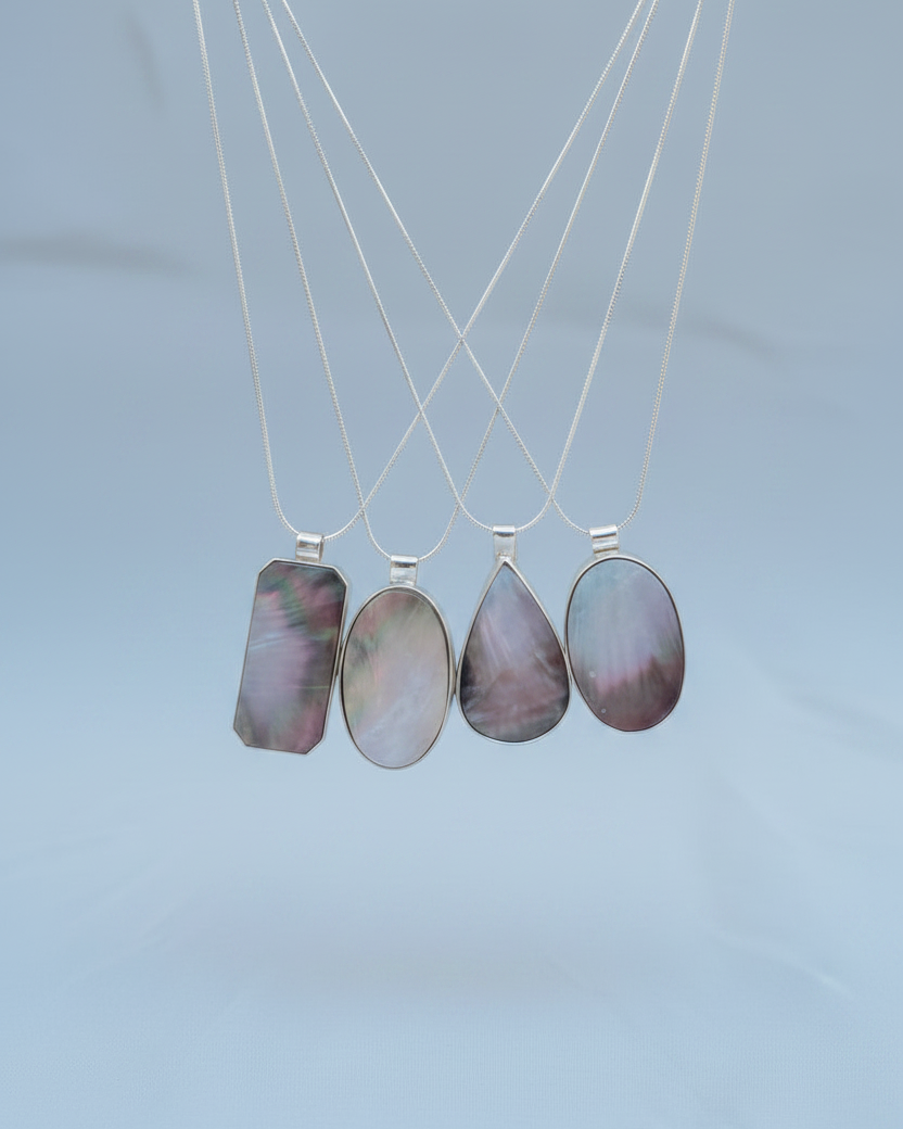 Raiford Black Mother of Pearl Necklace - Wooten's