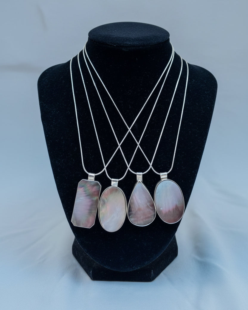 Raiford Black Mother of Pearl Necklace - Wooten's