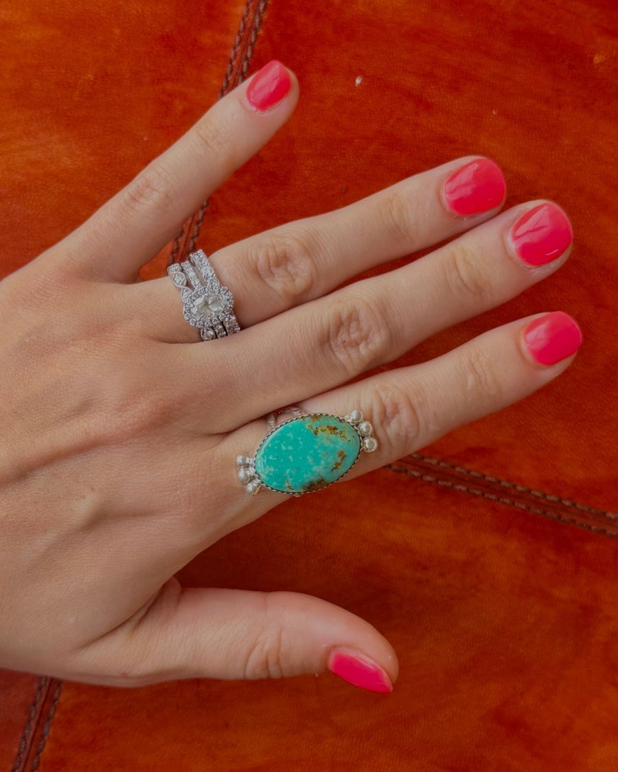 Riverside Turquoise Ring - Horseshoe J & Co.