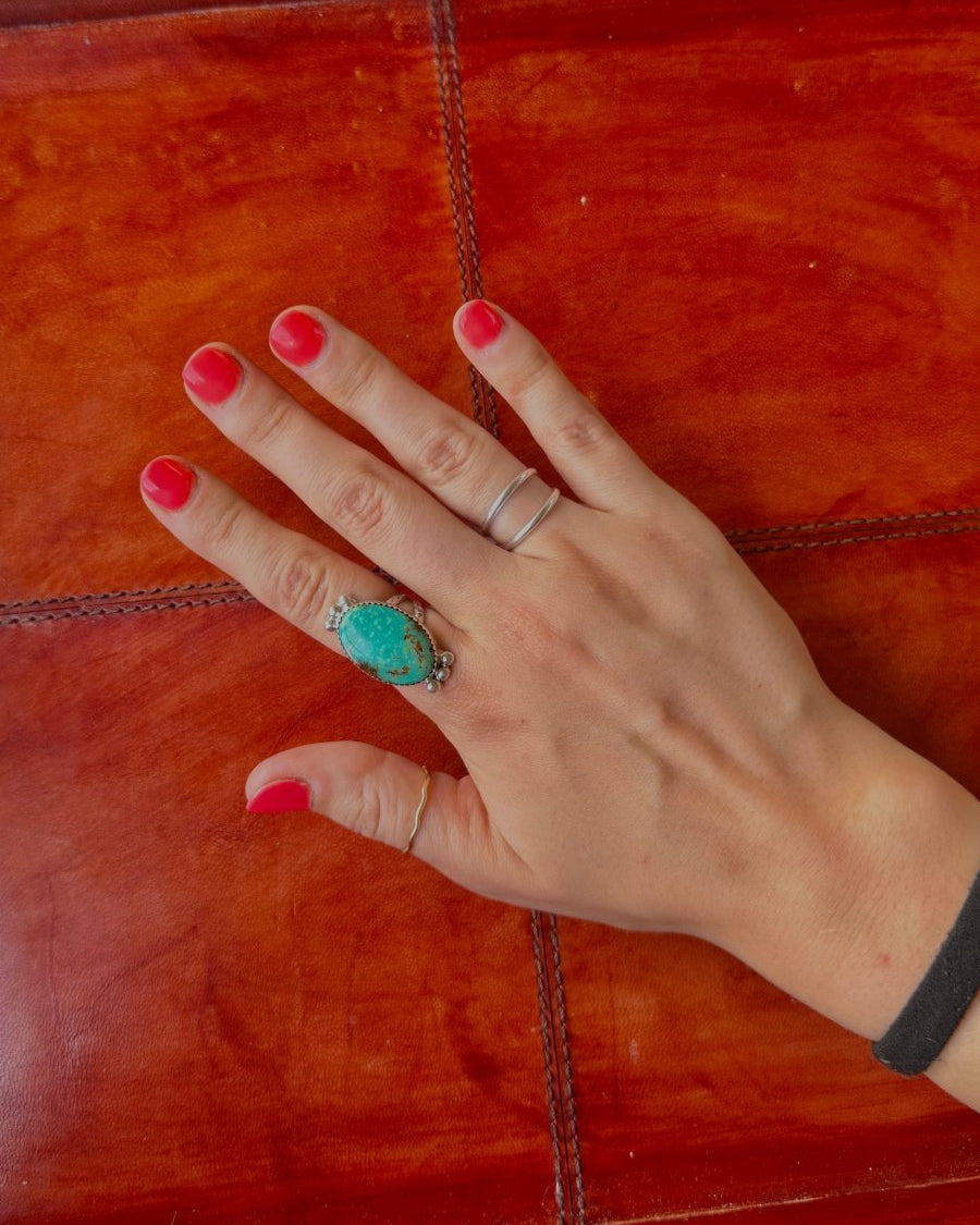 Riverside Turquoise Ring - Horseshoe J & Co.