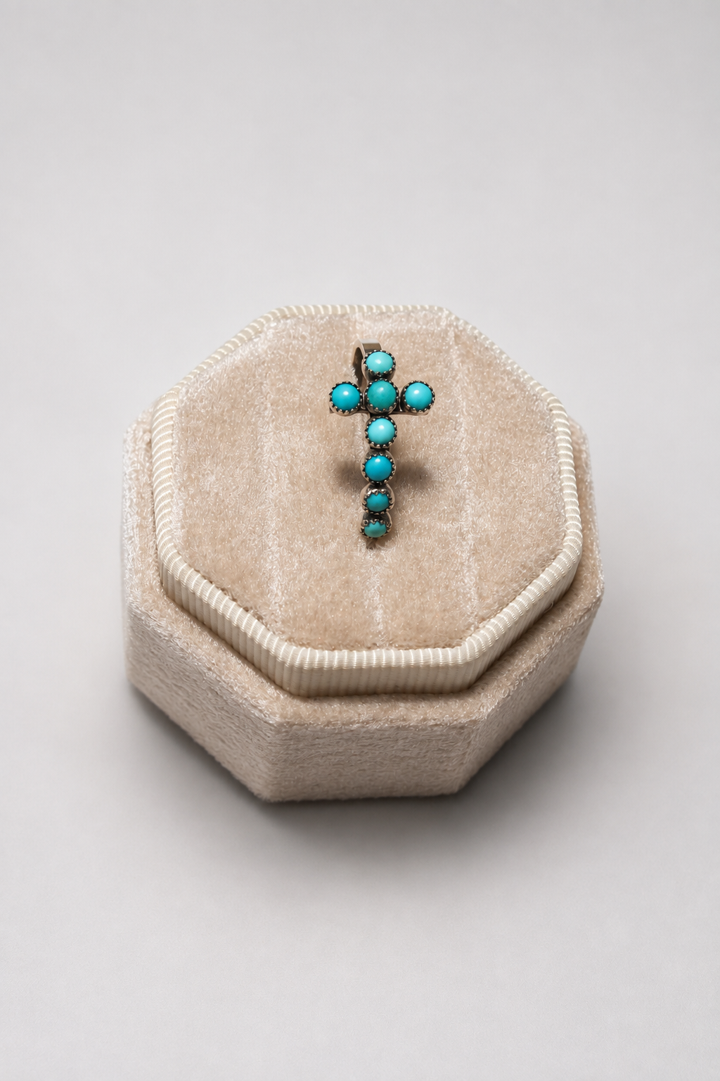 Rowlett Turquoise Cross Ring - Wooten's
