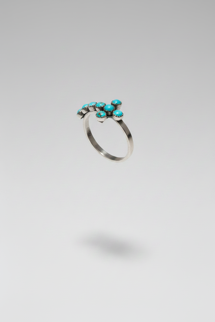 Rowlett Turquoise Cross Ring - Wooten's