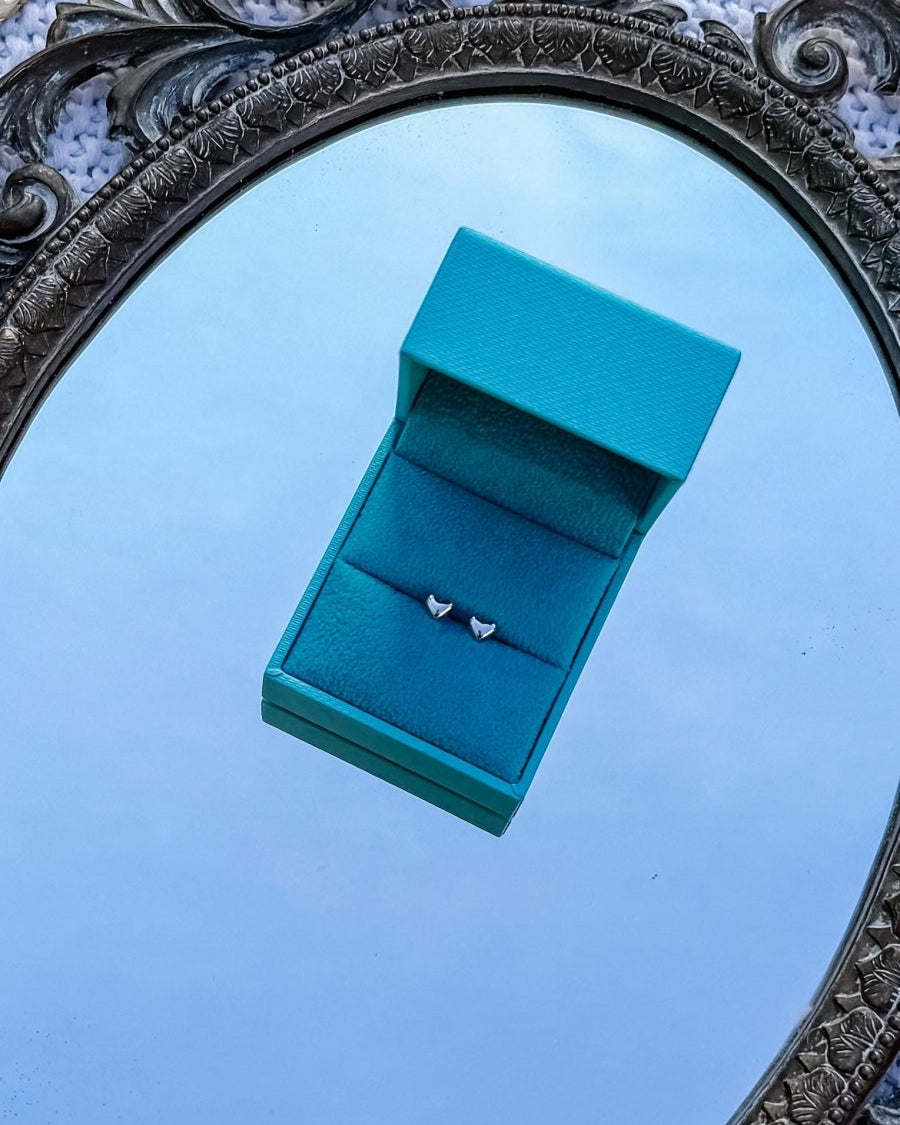 Roy Heart Studs - Horseshoe J & Co.