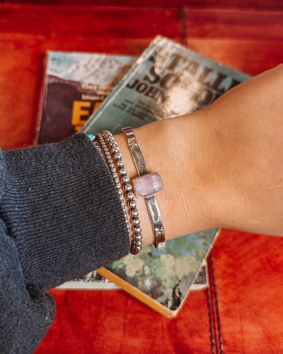 Saddleback Kunzite Bracelet - Horseshoe J & Co.
