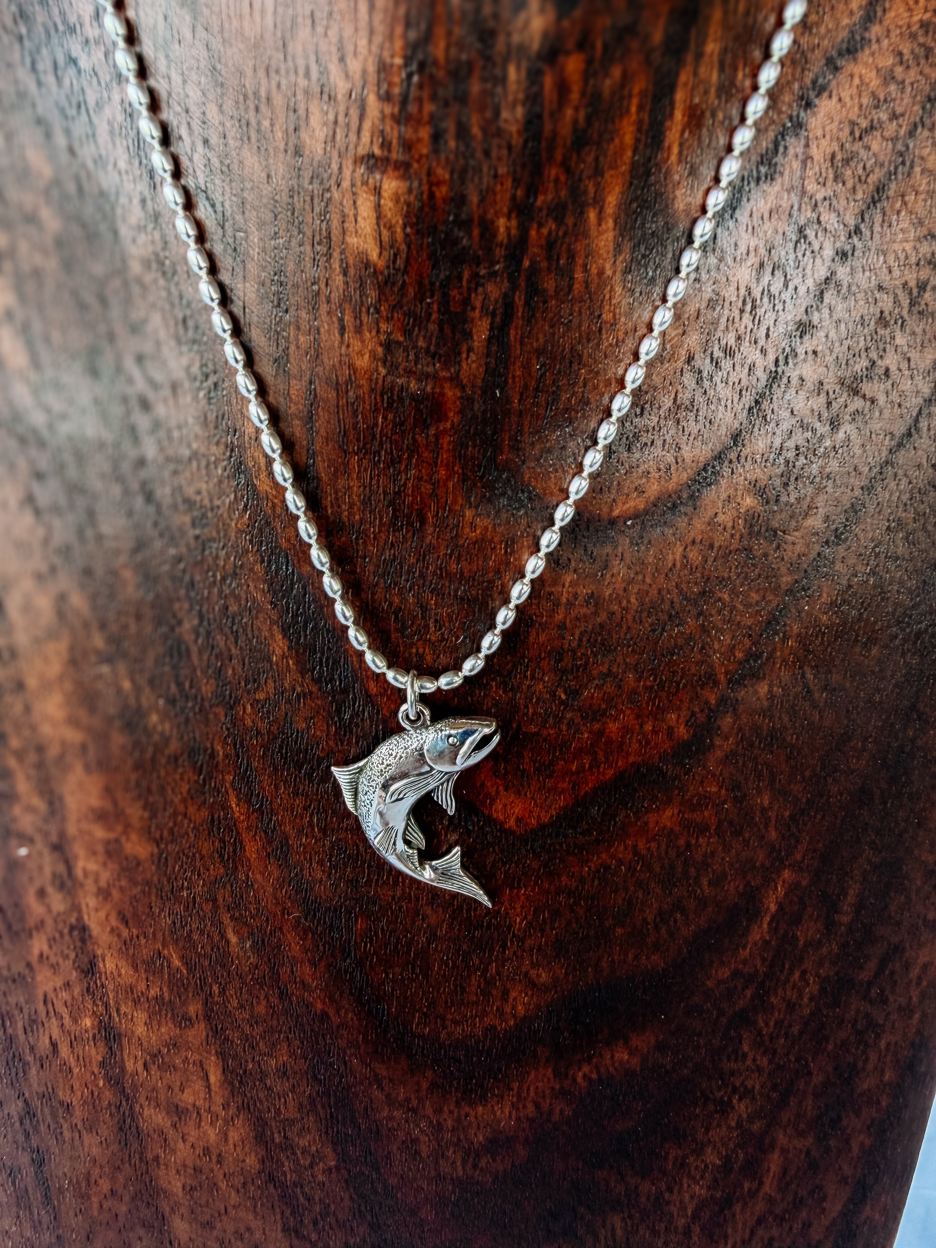 Sanibel Salmon Necklace - Wooten's