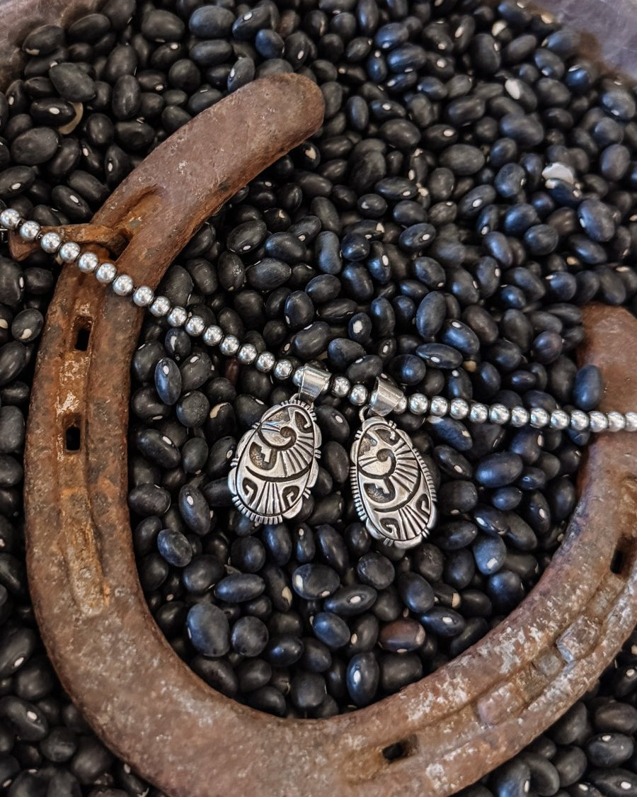 Showman Silver Pendant - Horseshoe J & Co.