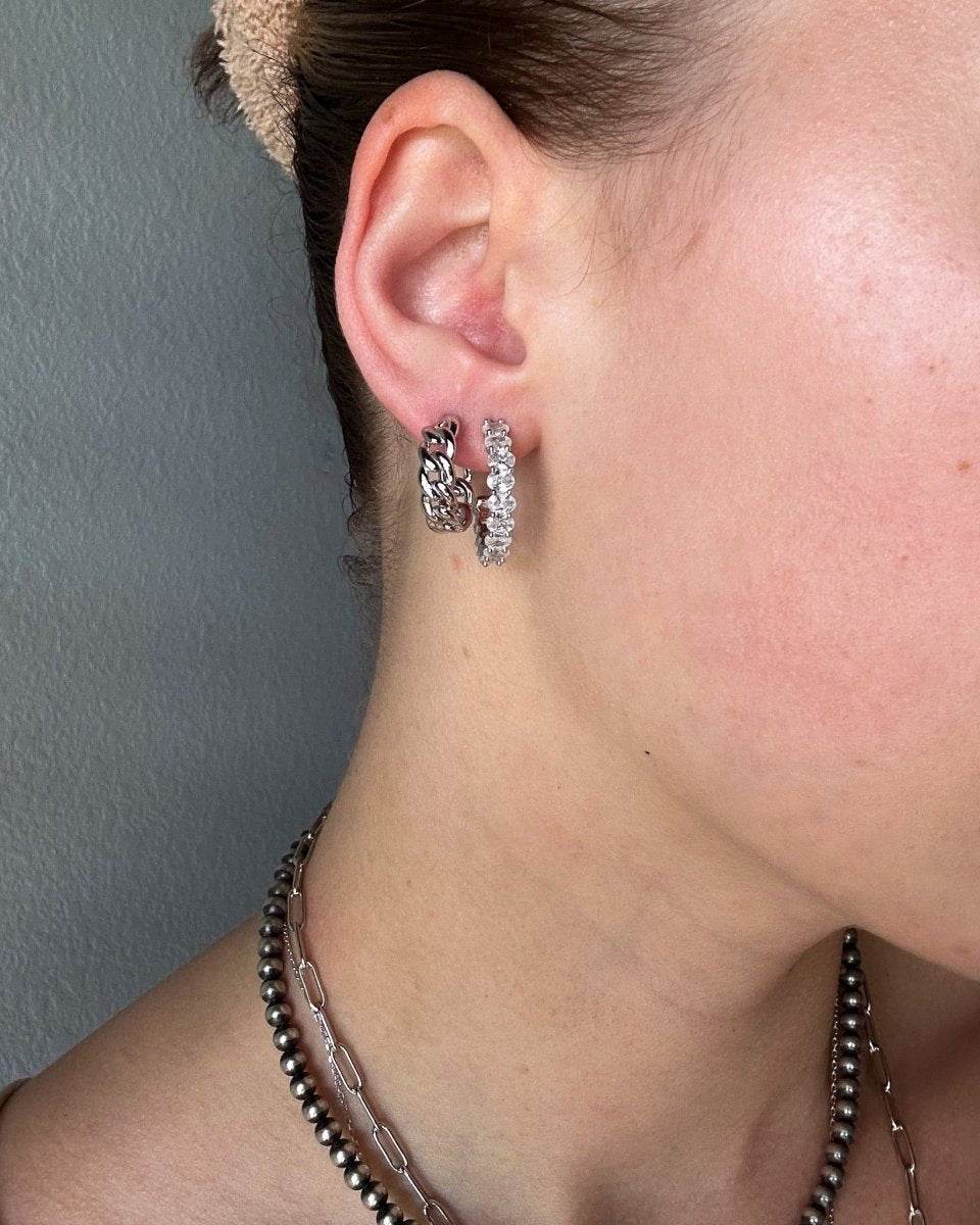 Simms Small Chain Hoops - Horseshoe J & Co.