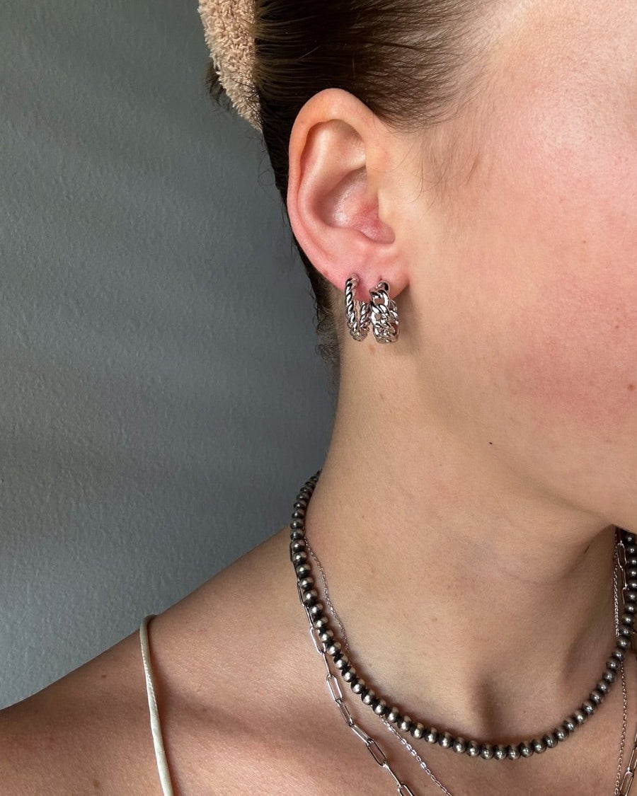 Simms Small Chain Hoops - Horseshoe J & Co.