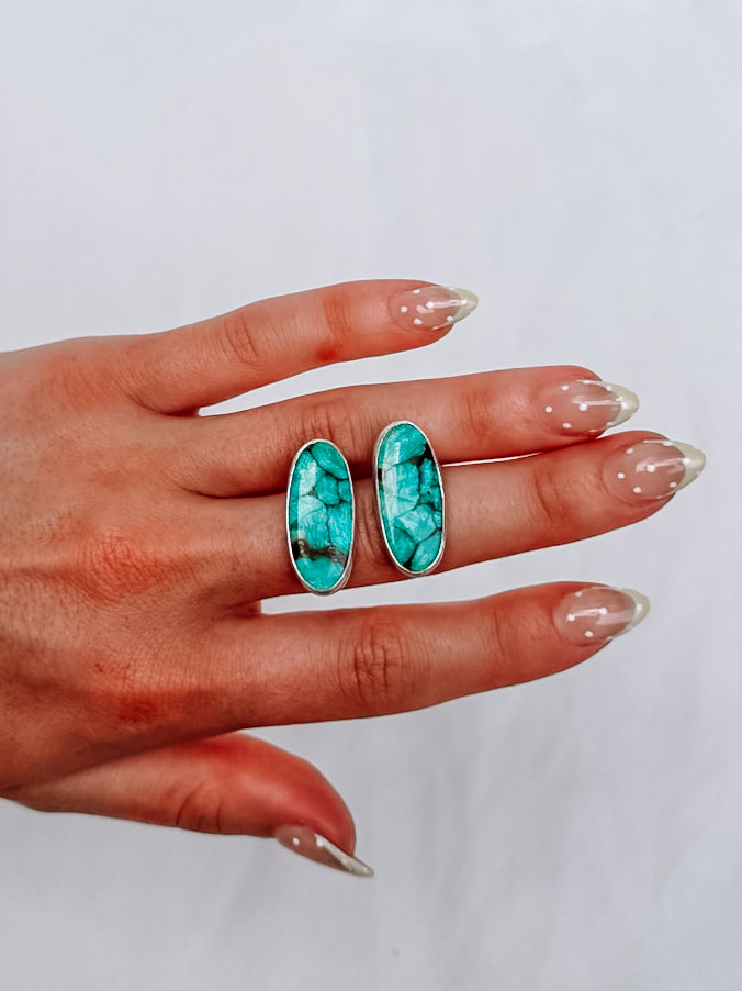 Starke Turquoise Stud Earrings - Wooten's