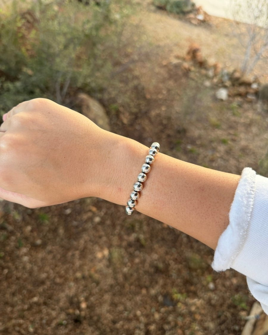 Sterling Silver Stretch Bracelets - bracelet - Horseshoe J & Co.