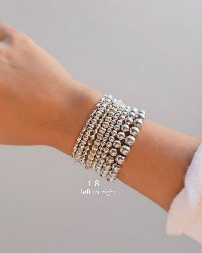 Sterling Silver Stretch Bracelets - bracelet - Wooten's