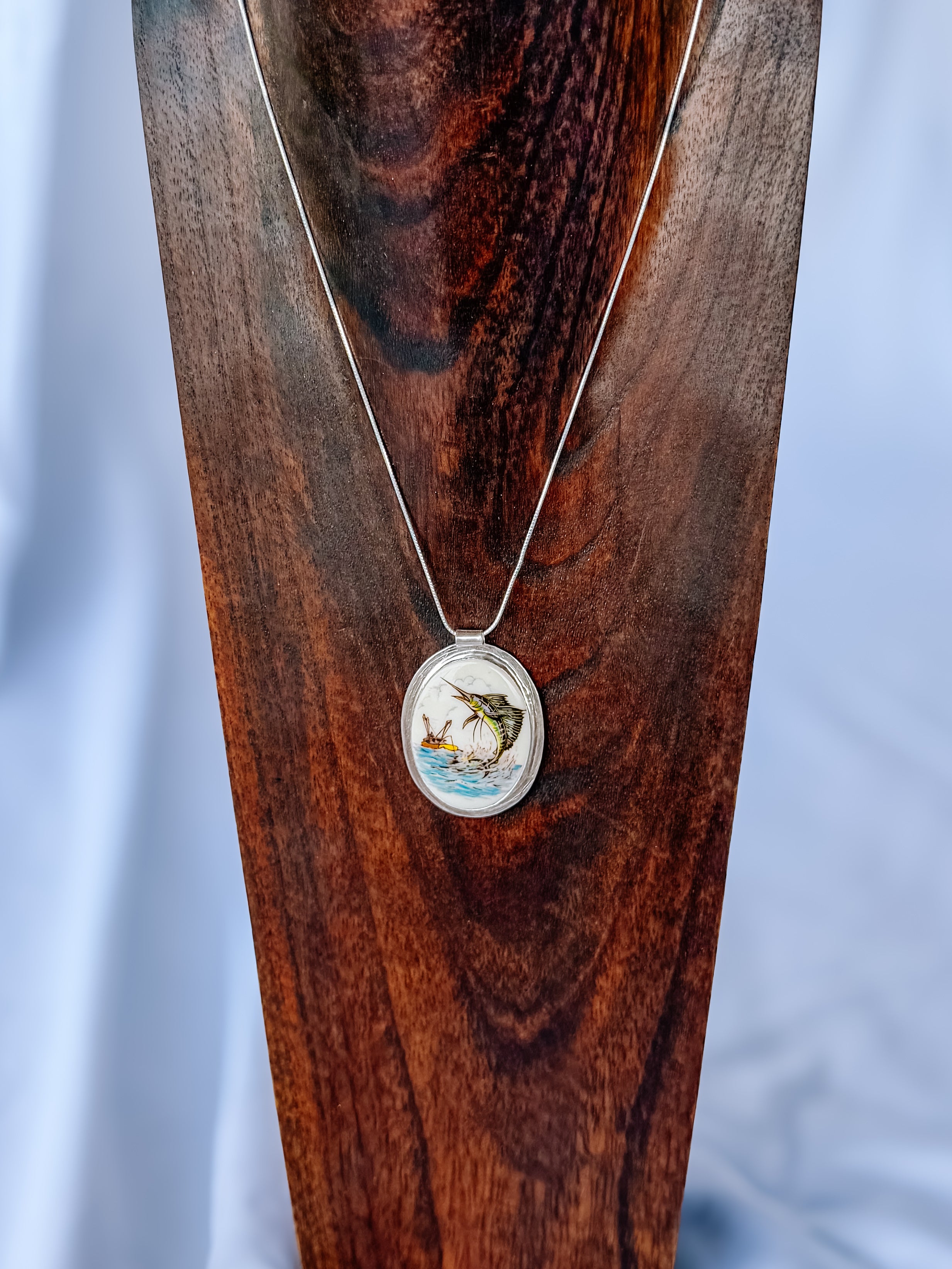 Stuart Sailfish Stone Necklace - Wooten's