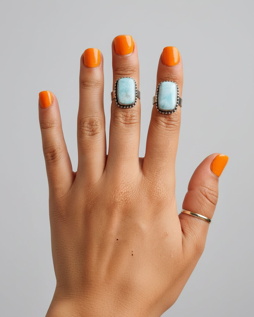 Tallow Larimar Ring - Wooten's