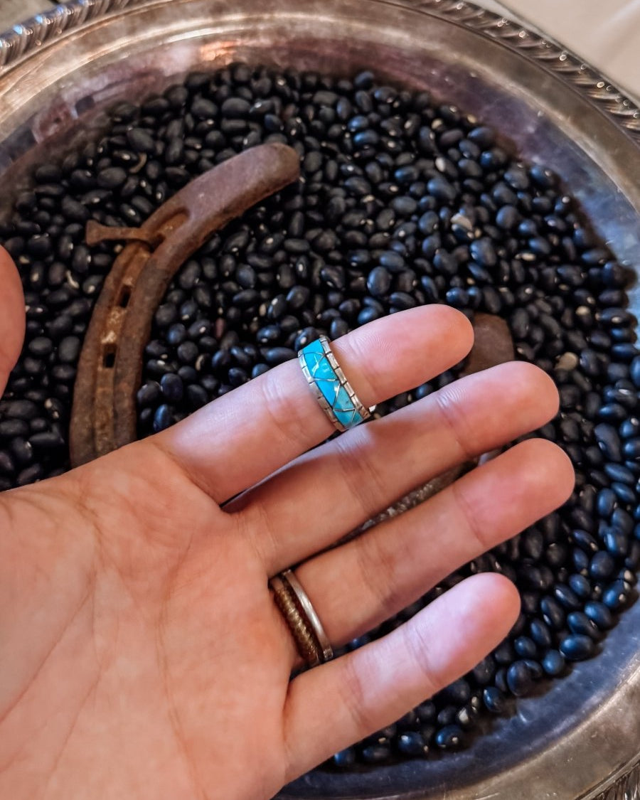 Tarp Zuni Turquoise Ring - Horseshoe J & Co.