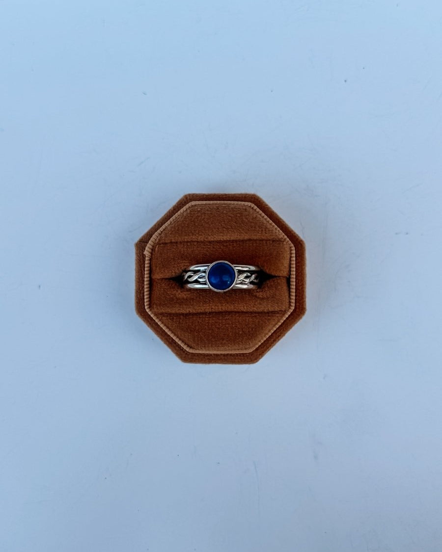 Temple Blue Lapis Ring - Horseshoe J & Co.