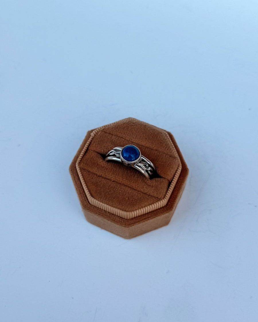 Temple Blue Lapis Ring - Horseshoe J & Co.