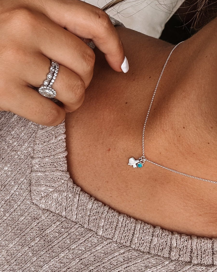 Texas Turquoise Necklace - Horseshoe J & Co.