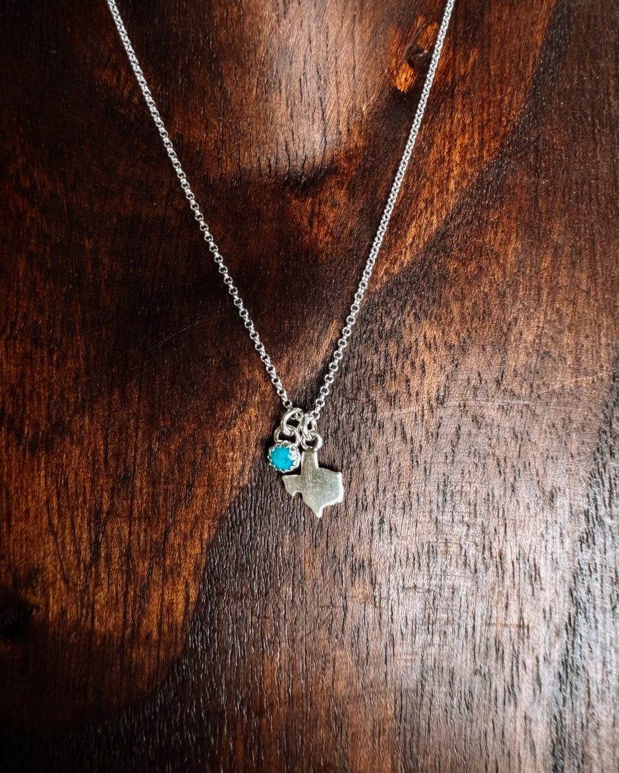 Texas Turquoise Necklace - Horseshoe J & Co.
