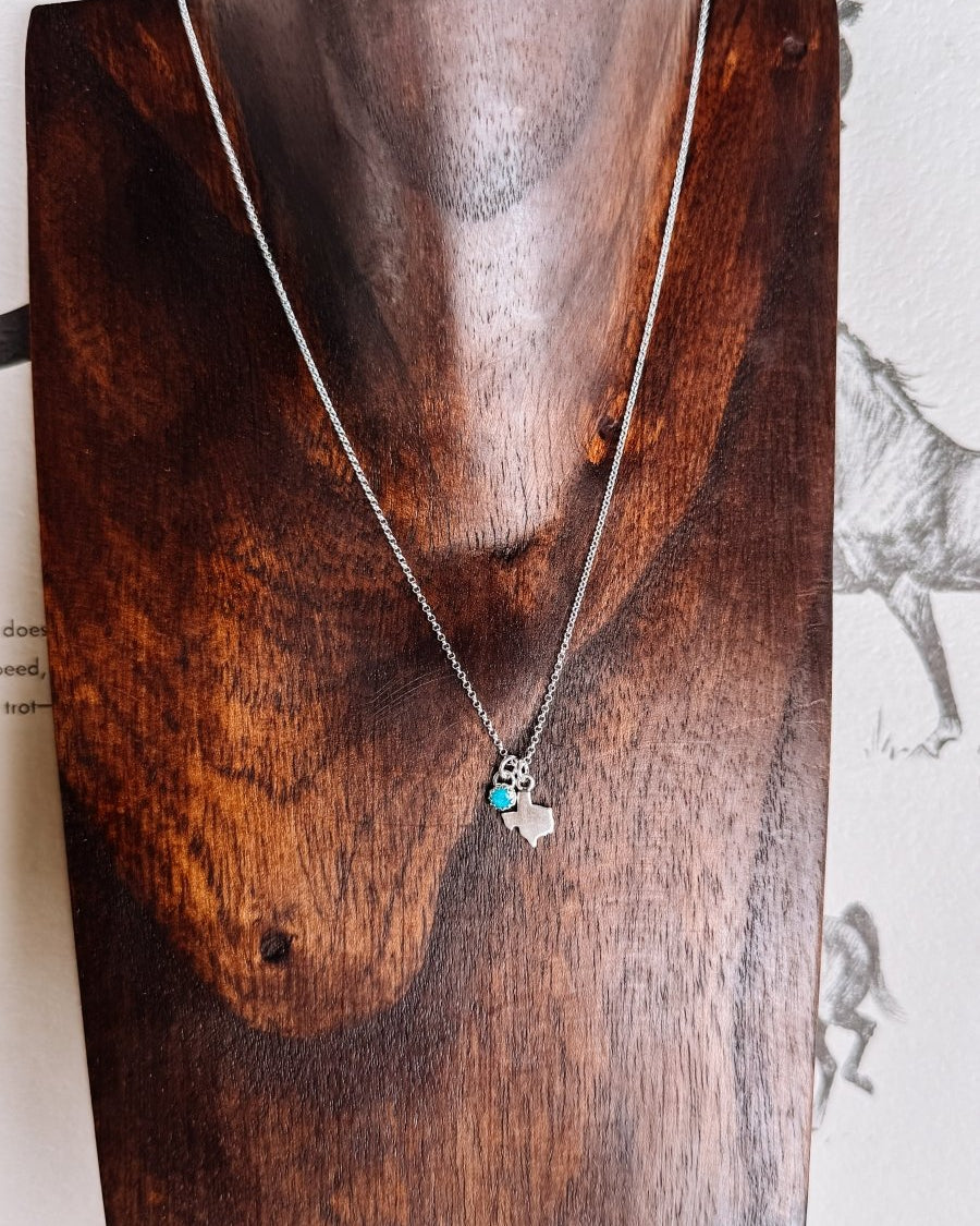 Texas Turquoise Necklace - Horseshoe J & Co.