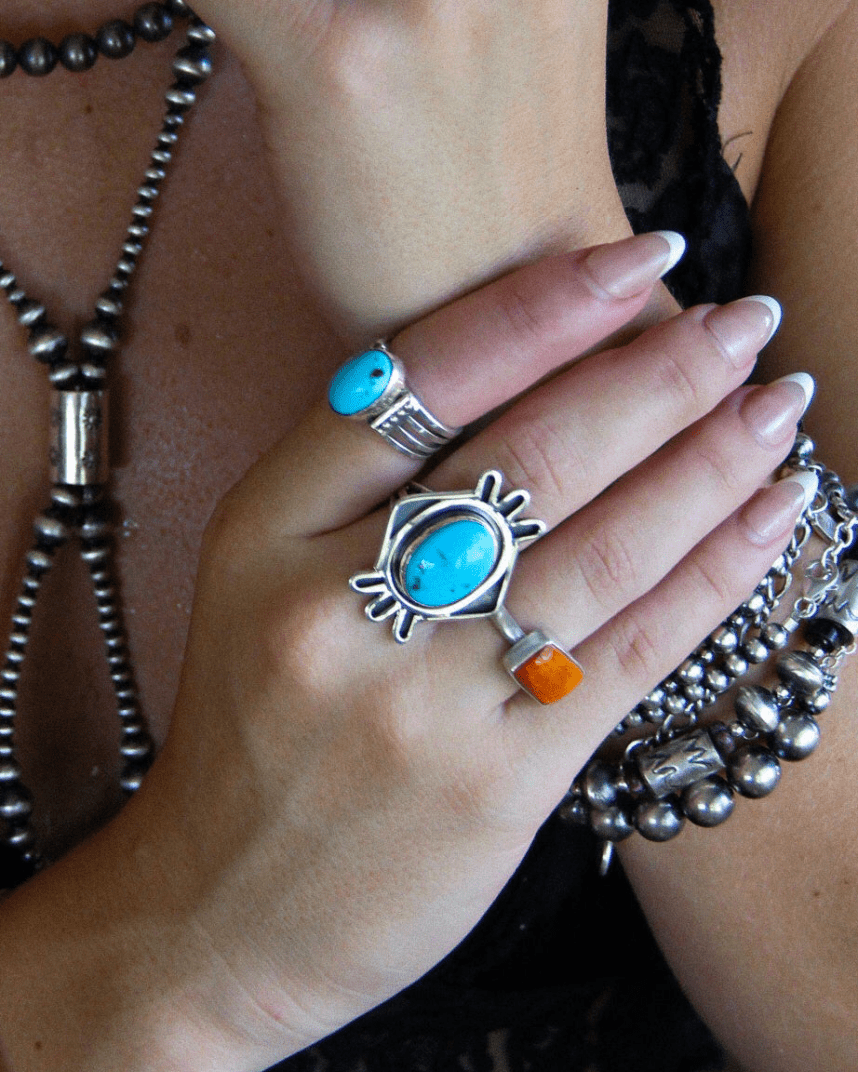 Town of Cana Turquoise Ring - Horseshoe J & Co.
