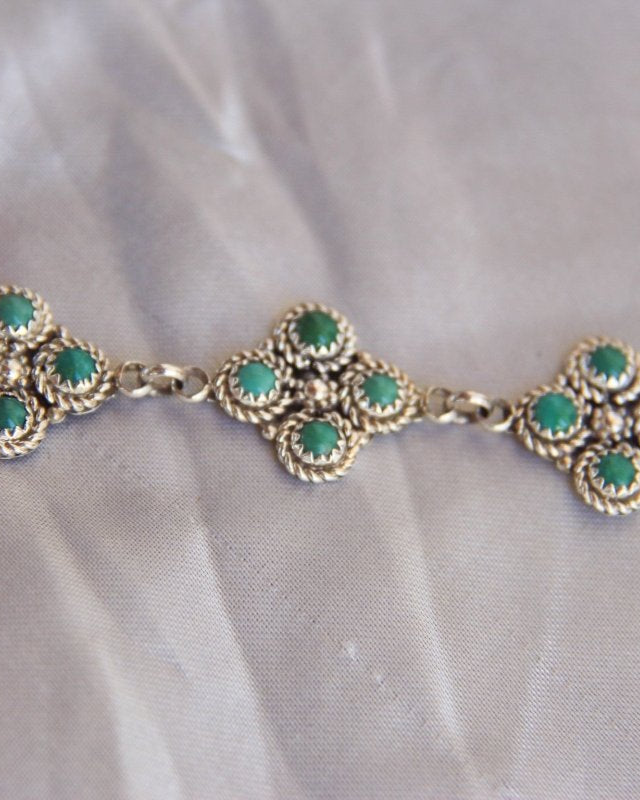 Trinidad Turquoise Link Bracelet - Horseshoe J & Co.