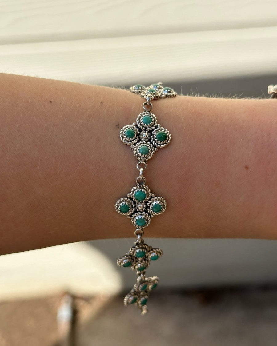 Trinidad Turquoise Link Bracelet - Horseshoe J & Co.