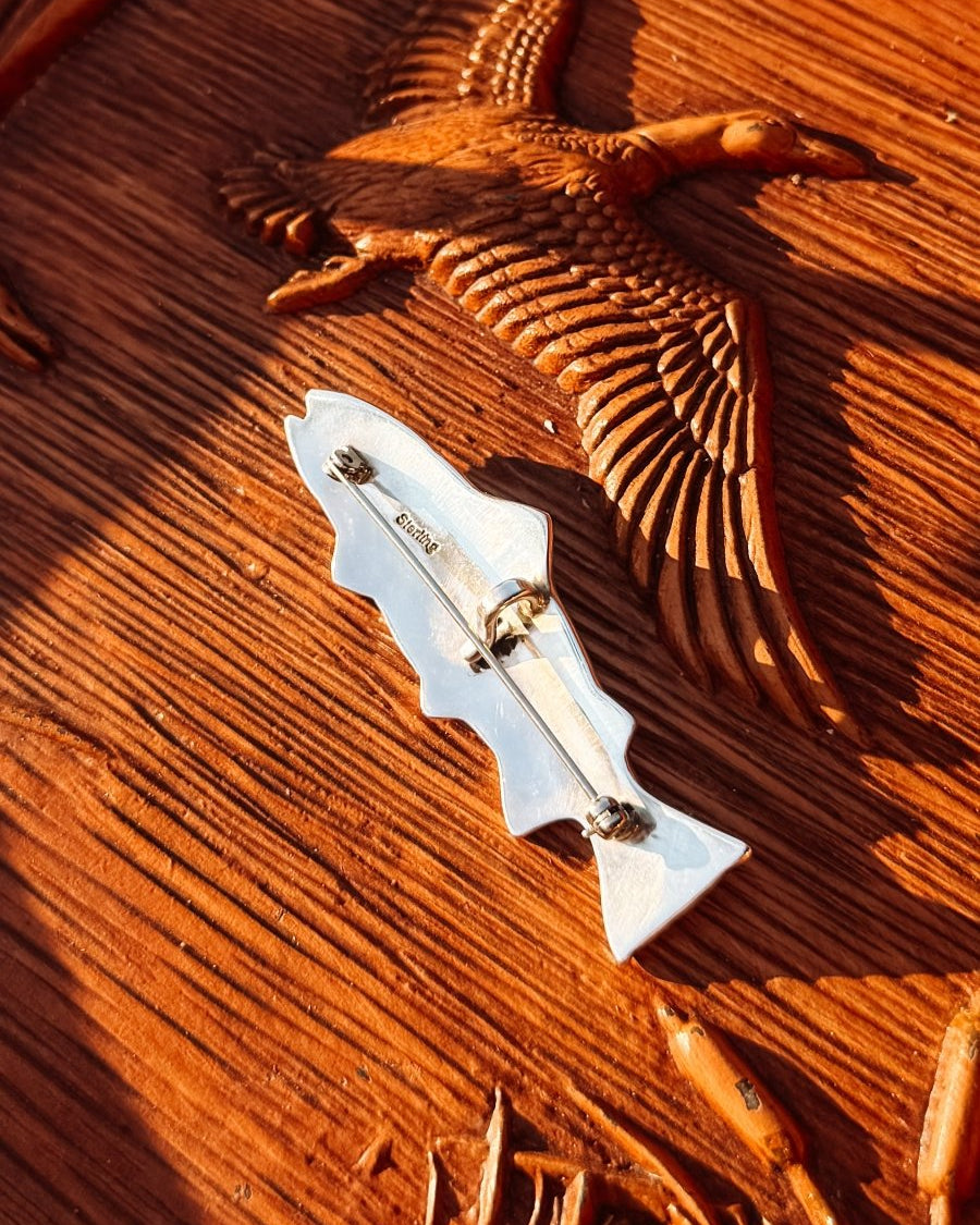 Trout Pin/Necklace Pendant - Horseshoe J & Co.