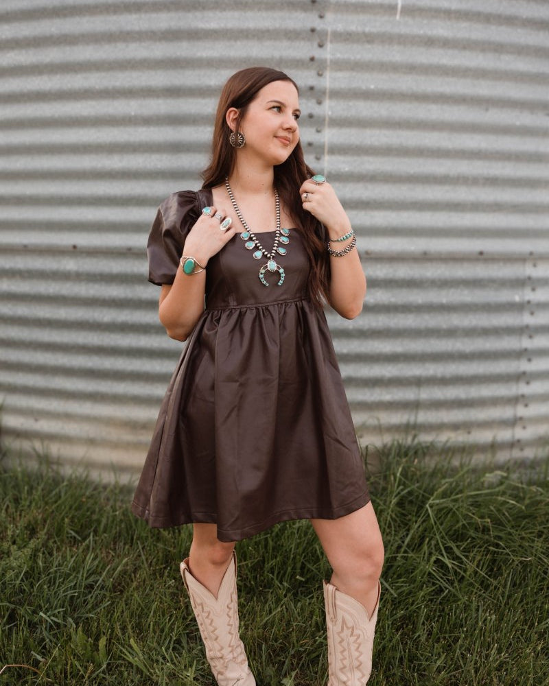 Two Stories Wide Turquoise Squash Blossom - Horseshoe J & Co.