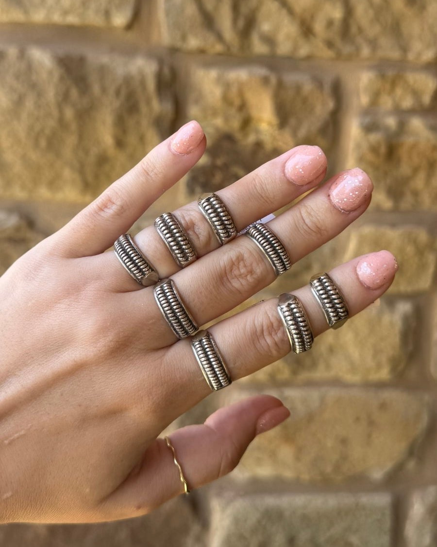 Tyler Double Coil Ring - Horseshoe J & Co.