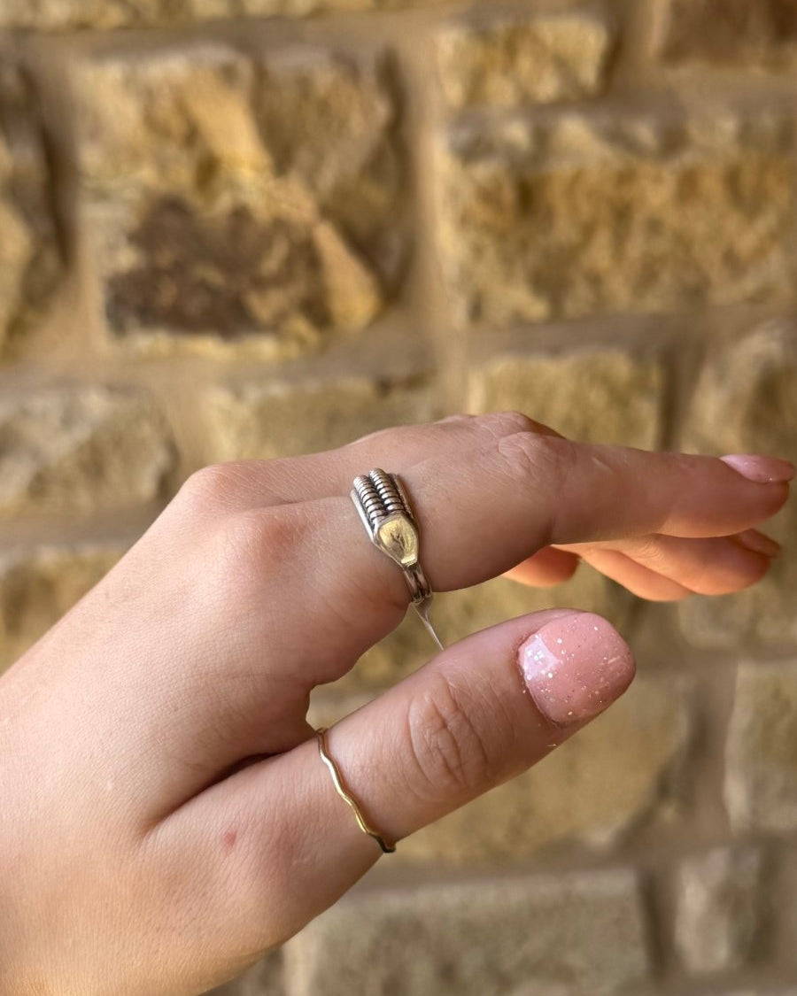 Tyler Double Coil Ring - Horseshoe J & Co.