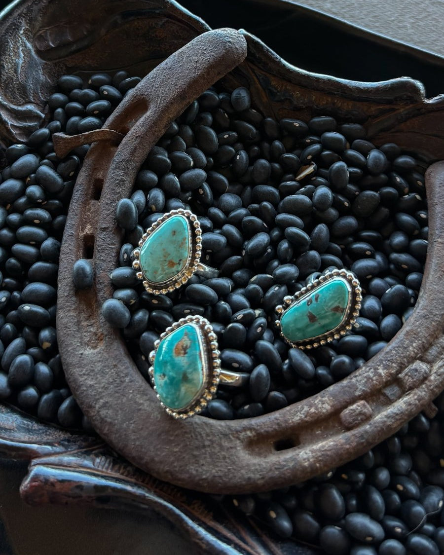 Unwound Turquoise Adjustable Ring - Horseshoe J & Co.