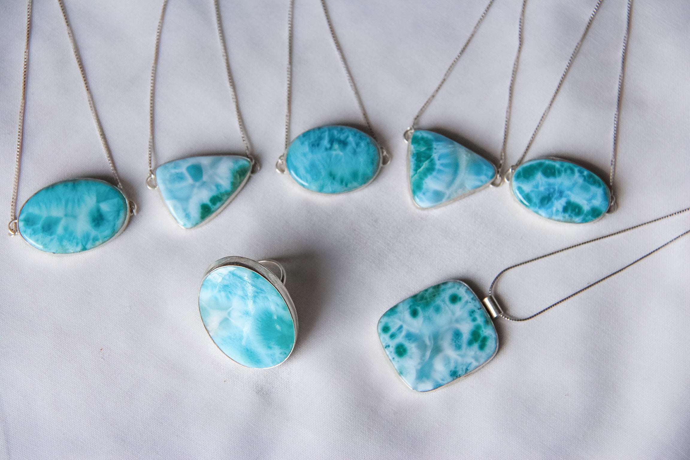 Venice Adjustable Larimar Bracelet - Wooten's