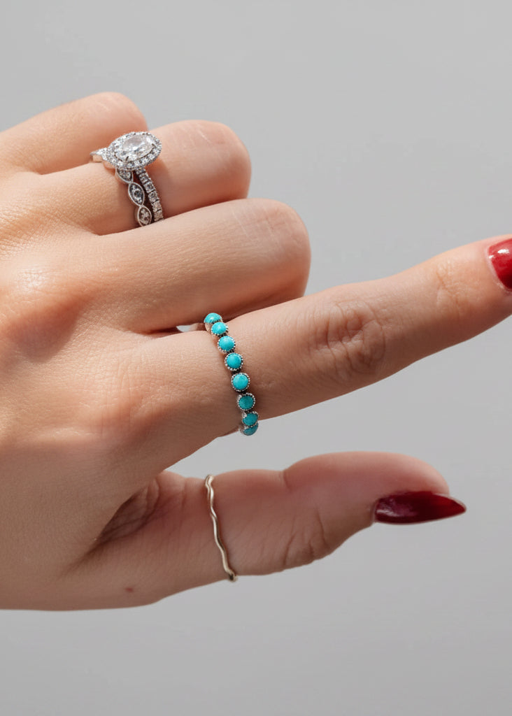 Watauga Turquoise Stacker Ring - Wooten's