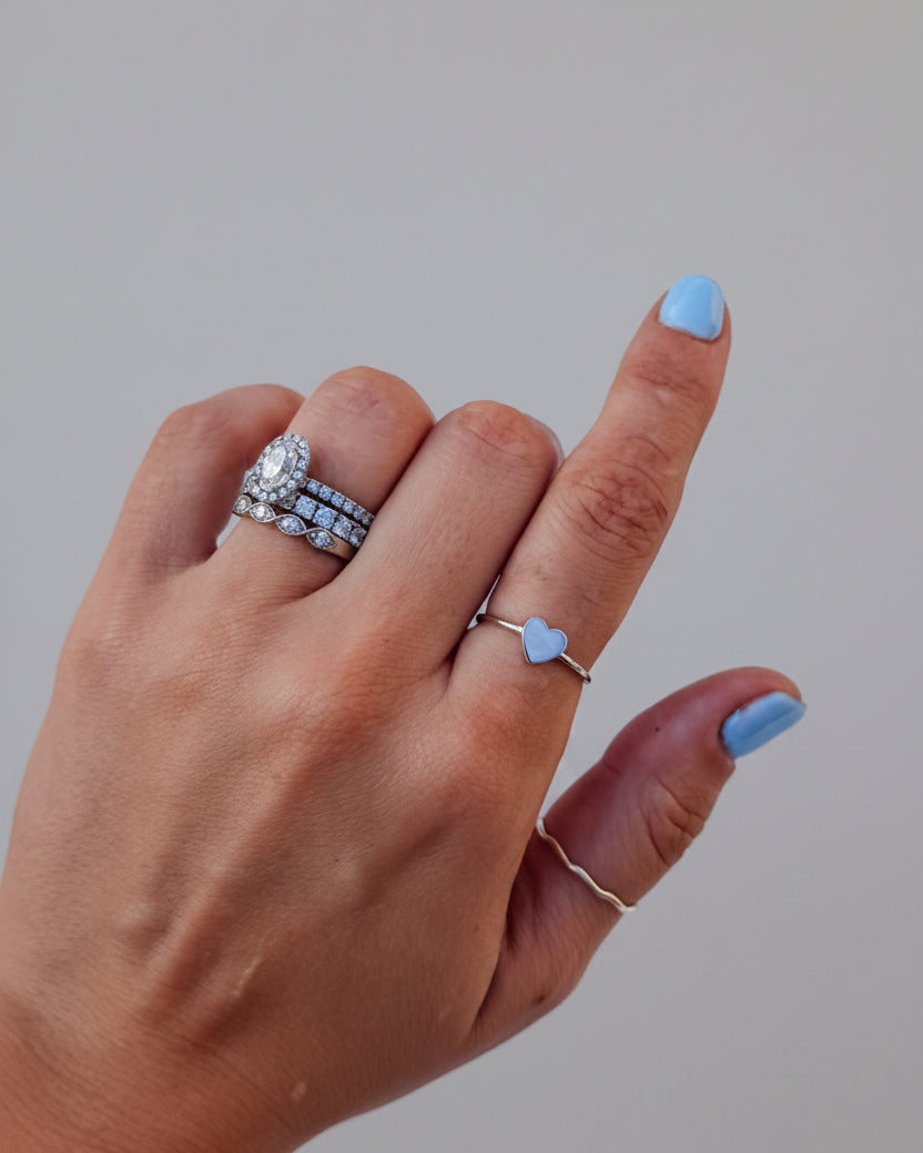 Westby Silver Heart Ring - Wooten's